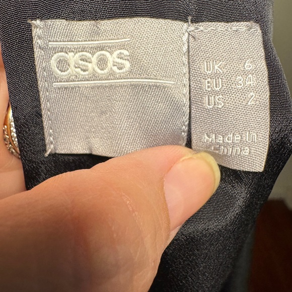 ASOS Black and Gold Sequin Crop Top - Picture 2 of 4